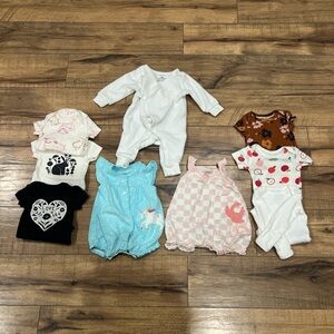 Carter's Kids One Pieces - White, Black, Pink, Blue, Brown